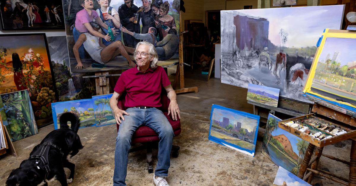 This Phoenix artist sued to remove homeless people. They also have been his friends and inspiration