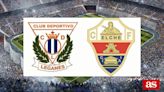 Leganés vs Elche: estadísticas previas y datos en directo | LaLiga Hypermotion 2023/2024