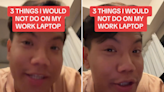 CEO reveals the 3 things you should never do on your work laptop