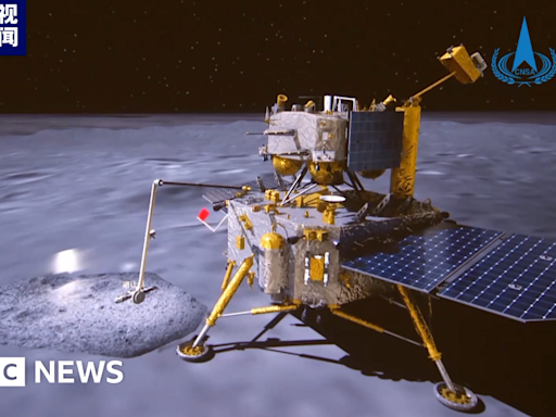China's Chang'e-6 far side of the Moon probe begins journey back