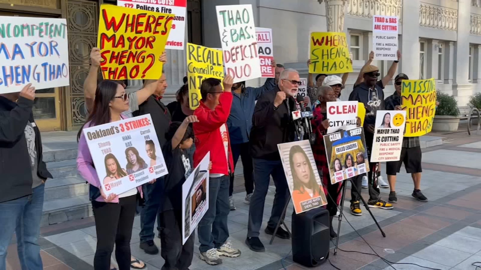 'Where is Sheng Thao?': Oaklanders rally, question mayor's whereabouts as city budget looms