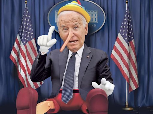 Biden tells a lie a minute during CNN interview