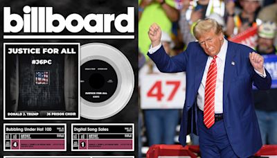 The organizers of a January 6 awards gala claim Trump's song with riot defendants' prison choir 'went Platinum.' It didn't.