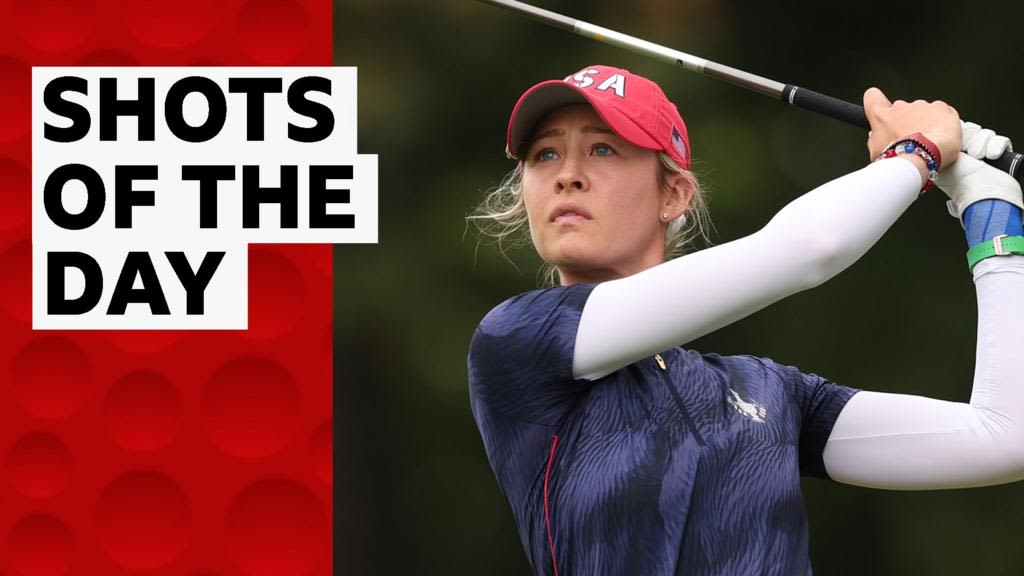 Solheim Cup: Nelly Korda shines on day one as America lead Europe 6-2