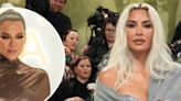 Khloe Kardashian Reacts to Kim Kardashian’s Tight Corset at 2024 Met Gala - E! Online