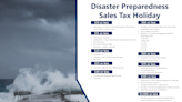 National Hurricane Center: Florida sales tax holiday in effect, tropics activity not expected