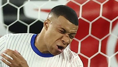 France provide Kylian Mbappe injury update after suffering broken nose at Euro 2024