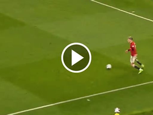 VIDEO | La precisa asistencia de Alejandro Garnacho para el gol de Harry Maguire en el triunfo de Manchester United