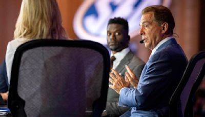 Nick Saban, darling of SEC media days, was initially denied entry after forgetting his credential