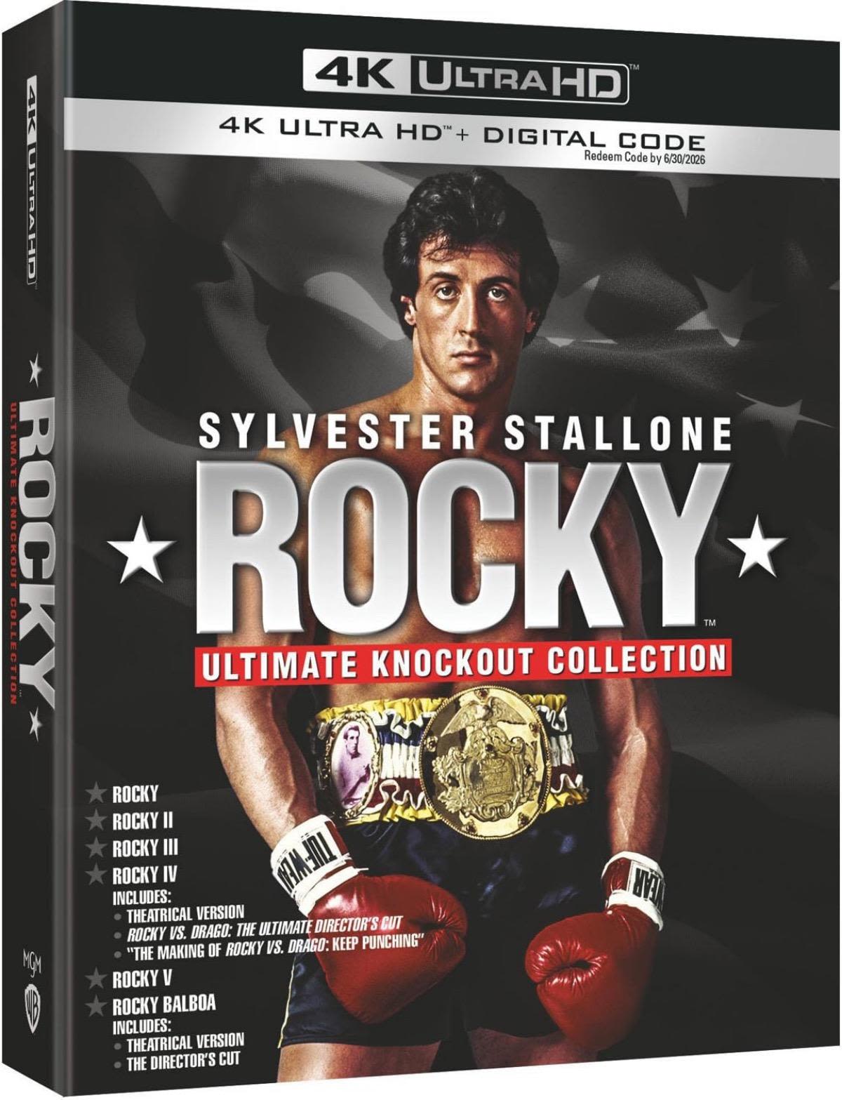 Sylvester Stallone's Rocky Saga Gets 4K 6-Movie Collection