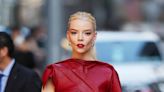 Anya Taylor-Joy's Red-Hot Leather Minidress Will Get Your Blood Pumping