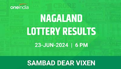 Nagaland Sambad Lottery Dear Vixen Sunday Winners June 23, 6 PM - Check Results