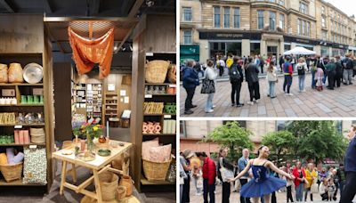 Shoppers queue as new homeware store opens on Buchanan Street