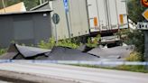 Landslide causes motorway to collapse in Sweden