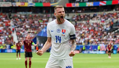 Euro 2024: Slovakia unexpectedly make history during shock win over Belgium