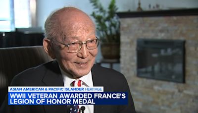 WWII veteran who was forced into a Japanese internment camp given France's Legion of Honor