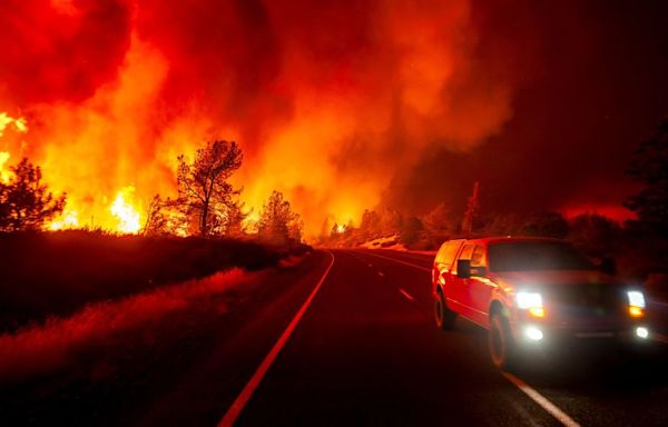 California town decimated by 2018 wildfire threatened again by state’s largest this year, as fires plague Oregon and Canada