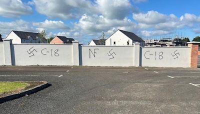 Racist graffiti investigated at five sites in Antrim