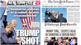 'Bloodied but unbowed': US newspapers react to assassination attempt on Trump | ITV News
