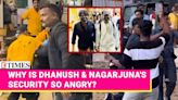 Dhanush Faces Backlash as Bodyguard Shoves Fans at Juhu Beach | Internet Calls for Boycott | Etimes - Times of India Videos