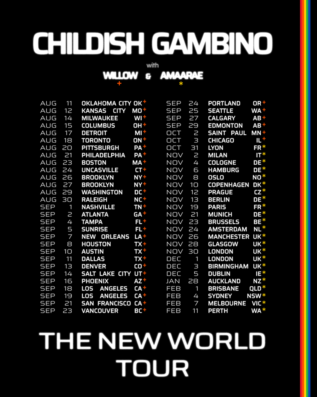 Childish Gambino announces global 'New World Tour' with Nashville stop, new music and more