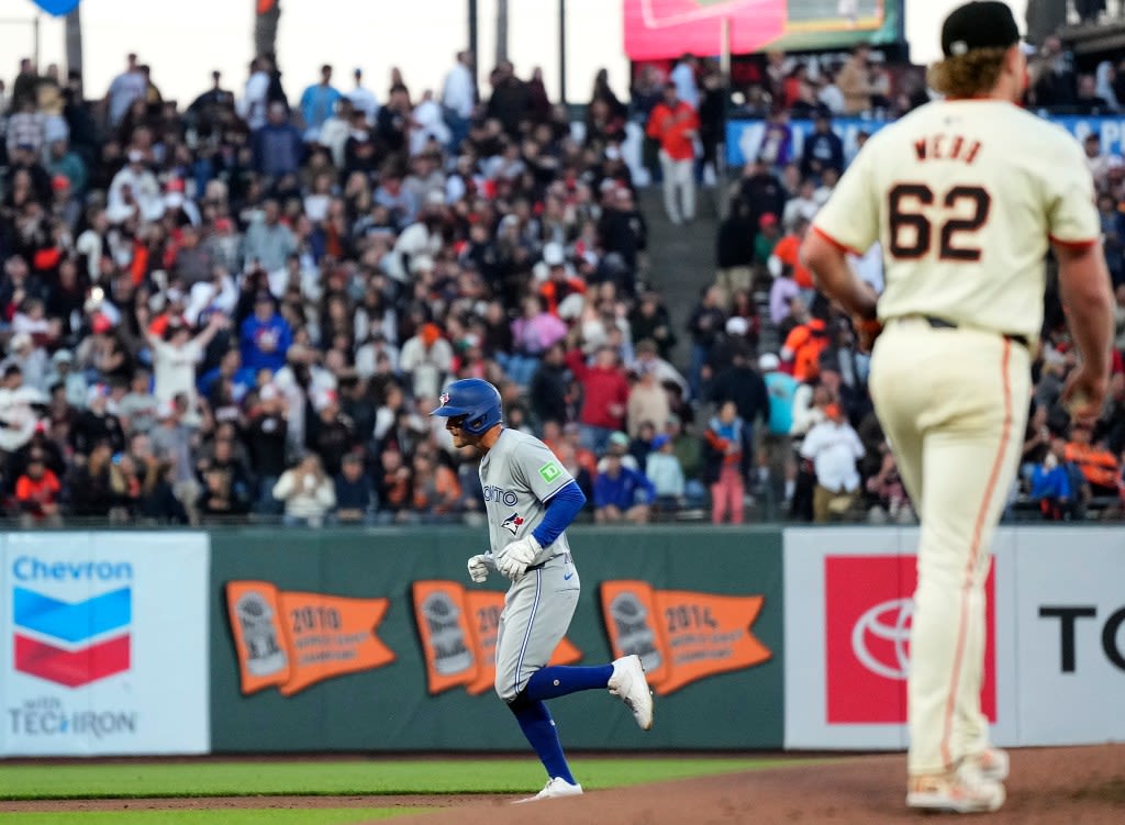 Walloping SF Giants, Blue Jays send Logan Webb off to All-Star game on sour note