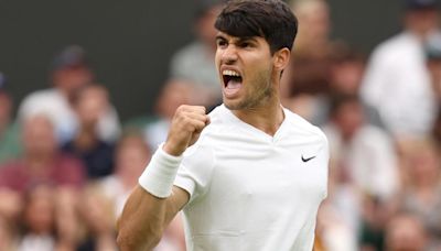 Remontada monumental de Alcaraz en Wimbledon