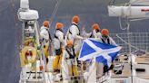 'Really special': Woman welcomed back to Scotland during round-the-world yacht race
