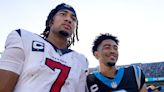 Panthers greats Cam Newton, Thomas Davis talk Bryce Young, C.J. Stroud