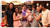 Gautam Rode and Pankhuri's cozy bash for their twins' first birthday - Times of India