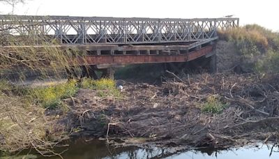 Un puente bailey cumplió 20 años en Santa Fe y preocupa su deterioro