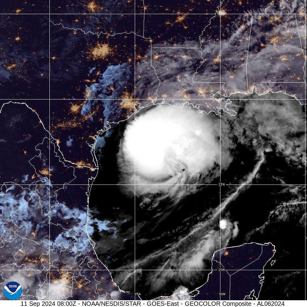 When will Hurricane Francine make landfall? Track path in real-time