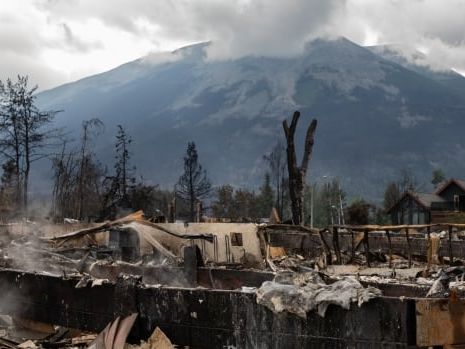 A first look at damage caused by massive wildfire that ripped through Jasper | CBC News