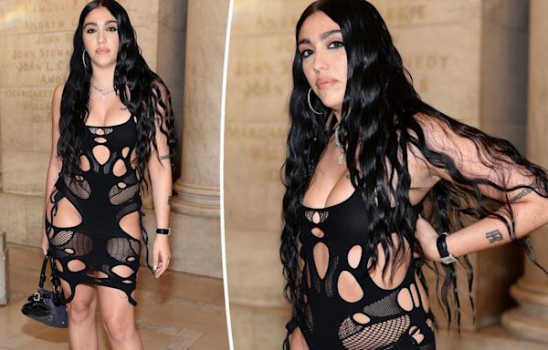 Lourdes Leon’s cutout dress reveals more than it conceals at Marc Jacobs fashion show