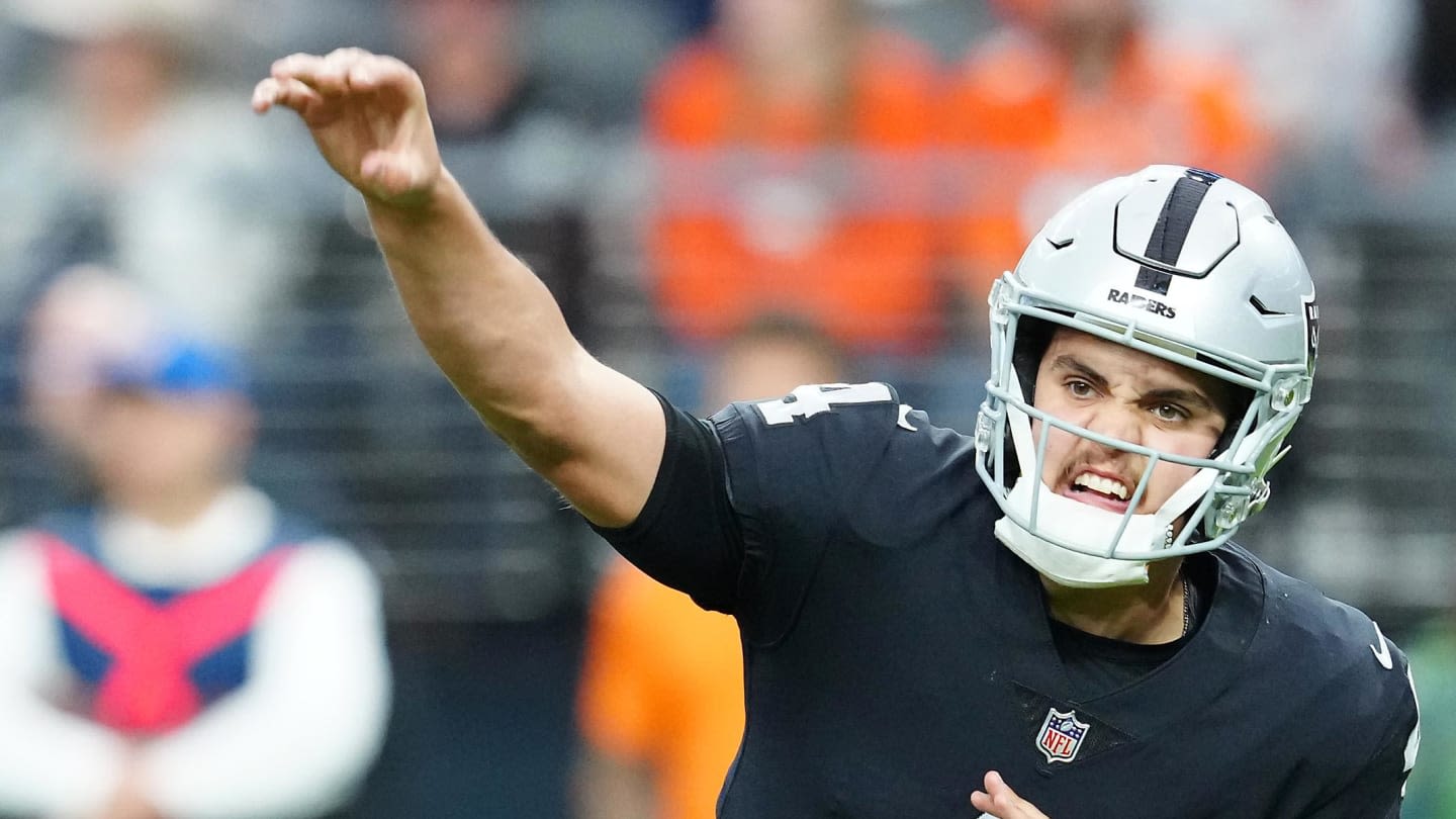 Aidan O'Connell Changes Raiders Jersey Number Out of Respect for Derek Carr