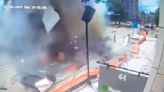 VIDEO: Explosión de gas natural en edificio del Chase Bank en Ohio