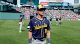 Sal Frelick, favorite son of Lexington, enjoys every part of victorious Fenway Park debut with Brewers - The Boston Globe