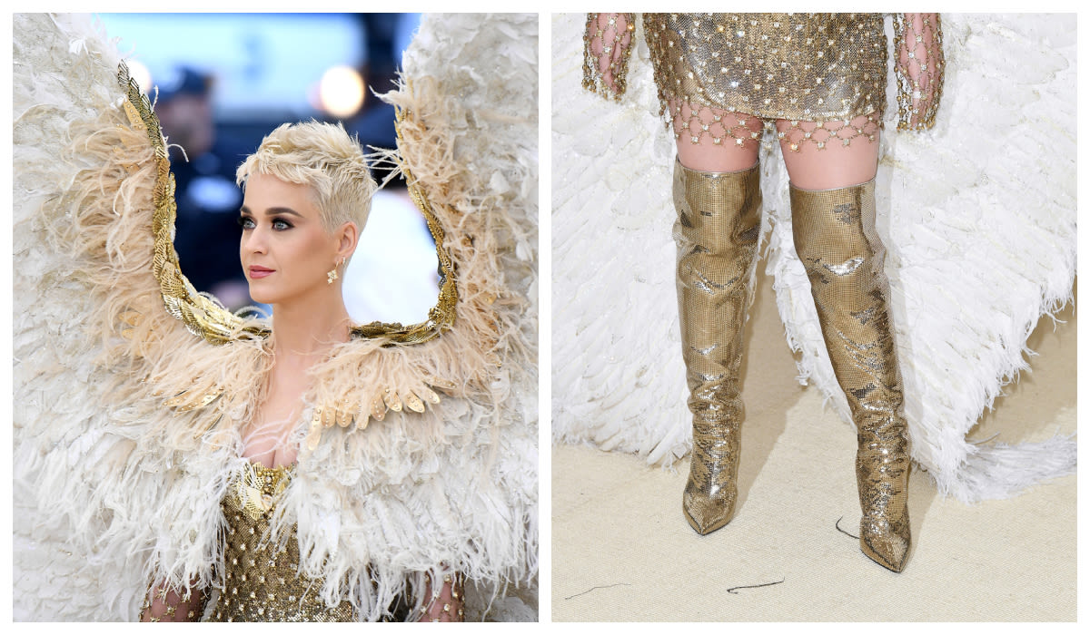 From Angelic Boots to Burger Sneakers: Katy Perry’s Met Gala Shoes Through the Years