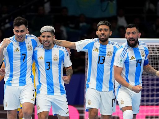 Dónde ver en directo online Argentina vs. Francia, por el Mundial de Futsal 2024