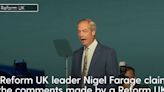 Nigel Farage claims 'the bad apples are gone' after racism row