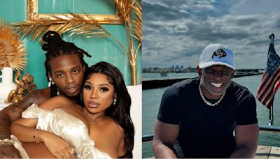 Deion Sanders’ Daughter Deiondra Surprised with Romantic Proposal by R&B Singer Jacquees during Their Baby Shower