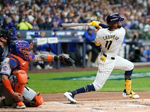 MLB playoffs 2024: Jackson Chourio keeps Brewers' season alive, adds his name to MLB record books with 2-homer Game 2