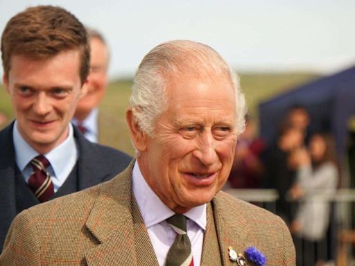 King Charles at Forsinard Flows today to visit Scotland’s newest World Heritage Site