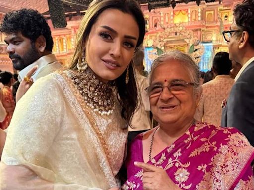 Namrata Shirodkar shares happiness after meeting Sudha Murty at Anant Radhika wedding, says, "heard so much about her, meeting her only confirmed my faith"