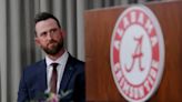 Alabama baseball coach Rob Vaughn speaks on his team and their first spring practice