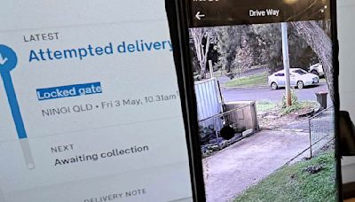 Australia Post driver's delivery excuse caught on CCTV