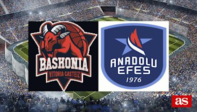 Baskonia 76-97 Anadolu Efes: resultado, resumen y canastas | Euroliga 2023/2024