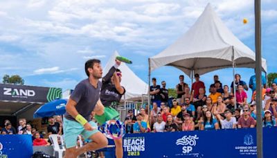 Campeão Mundial pelo Brasil e bicampeão Mundial disputam a 12ª etapa do Circuito Beach Tennis em Cotia neste final de semana