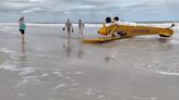 Florida man walks unscathed from plane crash after emergency landing on beach