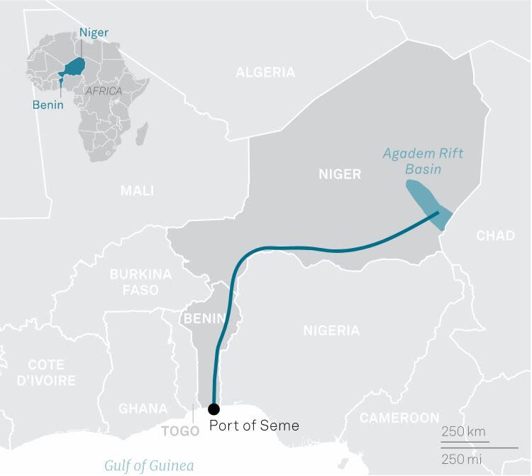 China’s First Oil Shipment From Niger Stymied by Border Dispute